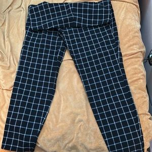 plaid dress pants